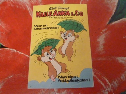 KALLE ANKA & CO, NR 25 - 1974, TIDNING