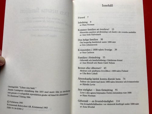 DEN UTSATTA FAMILJEN Hans Norman 1983