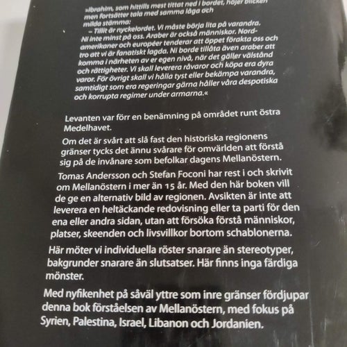 Levanten : mellanöstern utan gränser