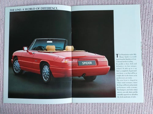 Alfa Romeo Spider 1991 ? in english (för S DK SF ) ..
