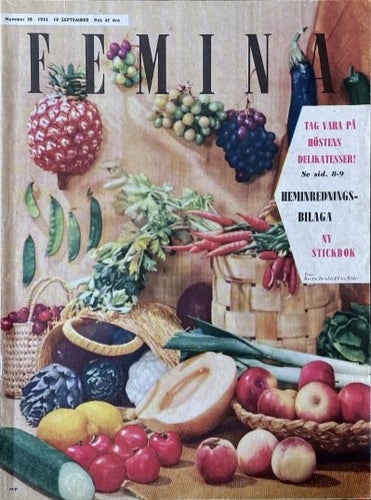 Femina 38 1954 Cyrill Hälsén, Dyveke Zadig, Gösta Örnberg, Judit Ordell