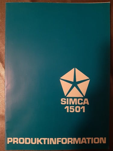 Simca 1501 1970 - produktinformation