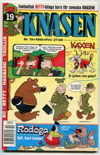 Knasen 1998 nr 19 Hagbard, Rödöga, Fröbergs, Kaxen, BC, Trol