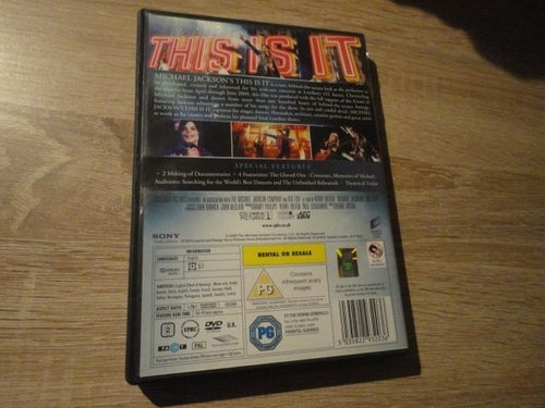 MICHAEL JACKSON -- THIS IS IT ( OBS!!! --DVD)