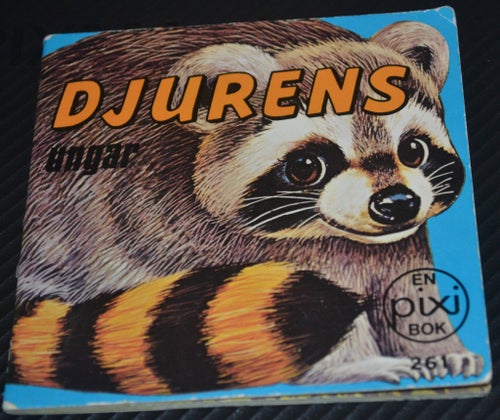 Äldre Pixi bok Djurens ungar