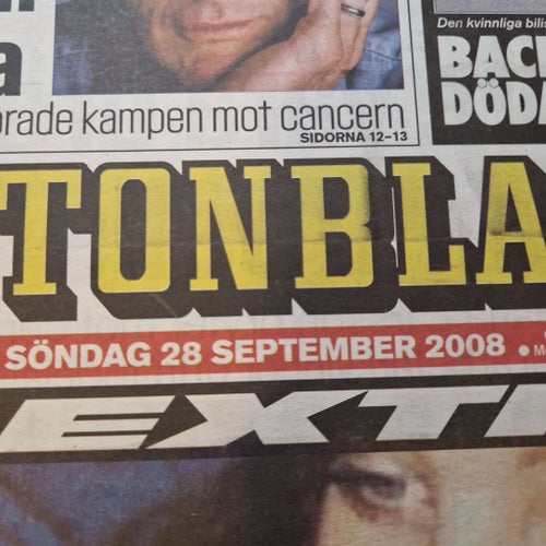 Aftonbladet Söndag 28 September 2008