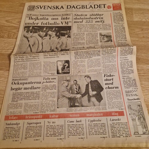 Svenska Dagbladet 1 juni 1977