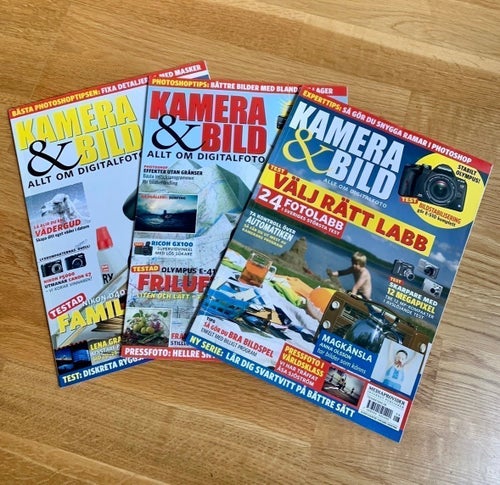 KAMERA & BILD / DIGITAL FOTO - 19 st - Tidningar om fotografering