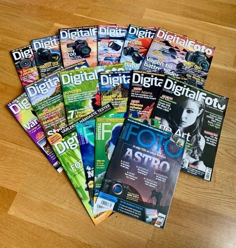 KAMERA & BILD / DIGITAL FOTO - 19 st - Tidningar om fotografering