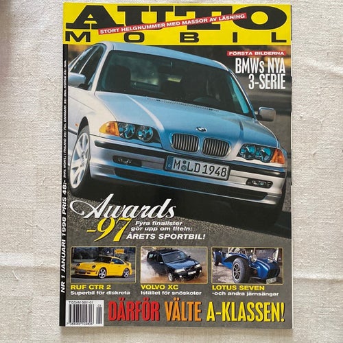 Automobil tidning från januari 1998