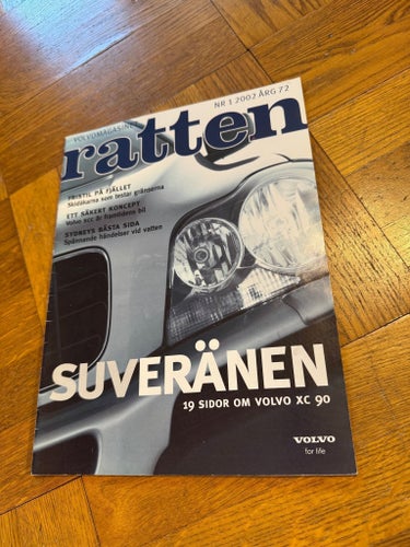 Ratten Volvomagasinet Nr 1 2002 Årg 72