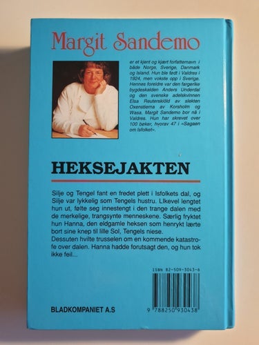 Sagaen om Isfolket - nr 2 - Heksejakten, av Margit Sandemo. OBS Textat på norska