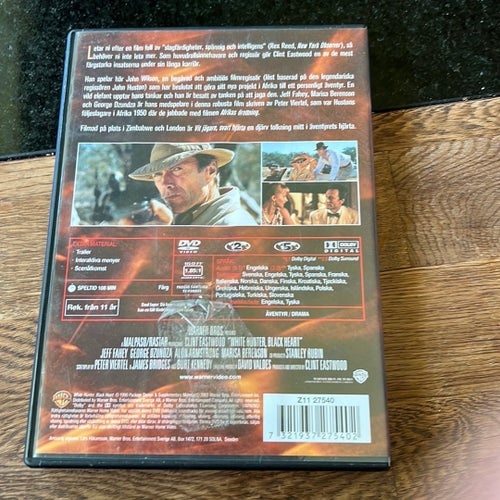 Clint Eastwood Collection: Vit Jägare Svart Hjärta (DVD)