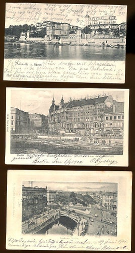 TYSKLAND: 3 Kort 1901-06 !Perfekt Skick!
