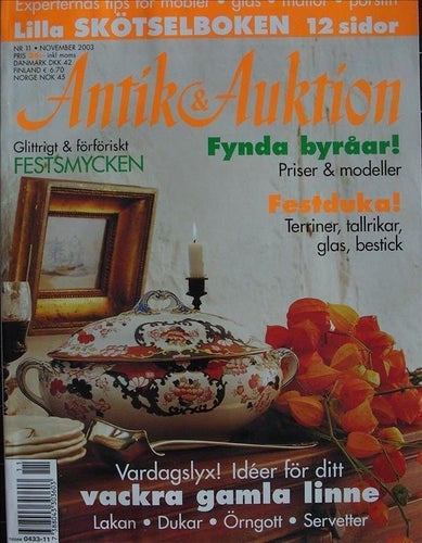 Antik&Auktion 2003/11.Granström.Hallström.Bortomåa.Erich Triller.K.Andersson&