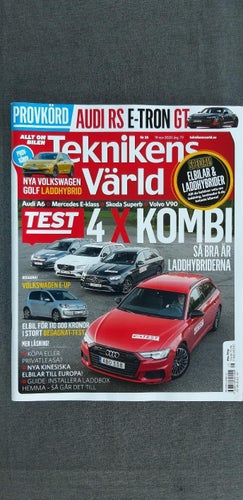 Teknikens Värld nr 25 2020: Audi A6 55 TFSI e, Mercedes E 300 de, Volvo V90 T6