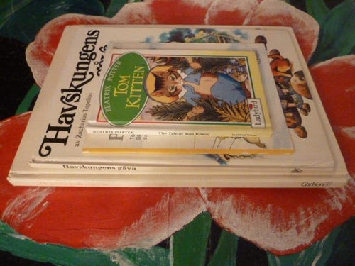 BOK, 4 STYCKEN BARNBÖCKER, DE GAMLA GODA SAGORNA, HAVSKUNGENS GÅVA, MM