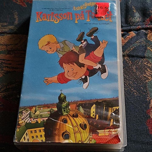 Karlsson På Taket (Tecknad) VHS Svenskt Tal