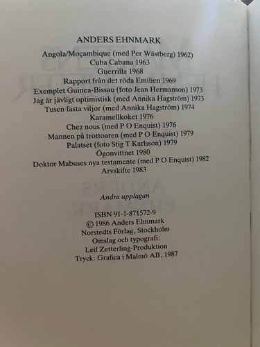 Maktens hemligheter en essä om Machiavelli av Anders Ehnmark, Very Fine plus