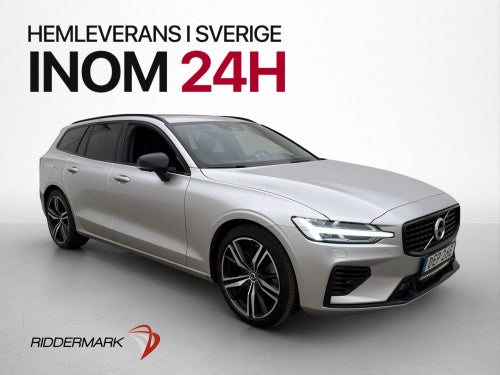 Volvo V60 Recharge AWD T8 R-Design Pano HUD B&W Värm MOMS