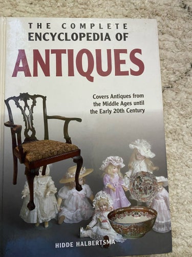 Complete Encyclopedia of Antiques, bog, bok, antikviteter, glas, möbler, keramik, ur