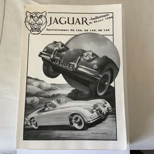 Jaguar 120 140 150. 450 sidor på svenska. Bulletinen 85 1986