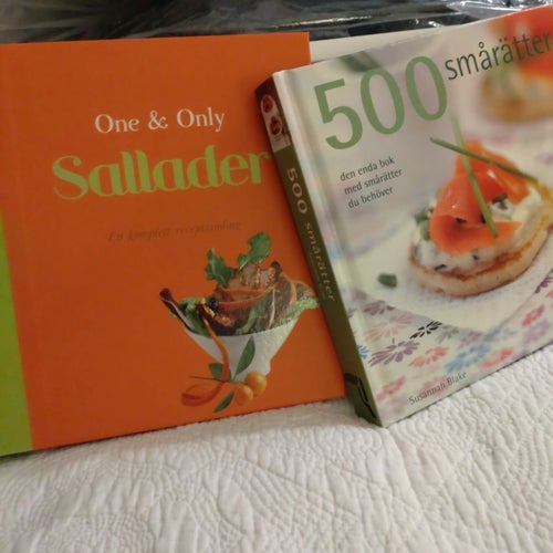 Två kokböcker: One & Only Sallader och 500 Smårätter, Susannah Blake