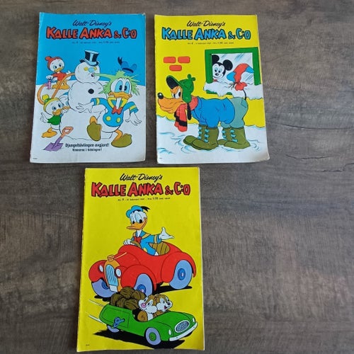 Kalle Anka & C:o - Walt Disney 1969 7st