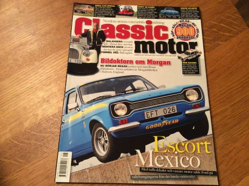 Classic Motor nr 6 2012 Opel kapitän -50,små bilar,MG RV8,Brandbil Dodge,Triumph