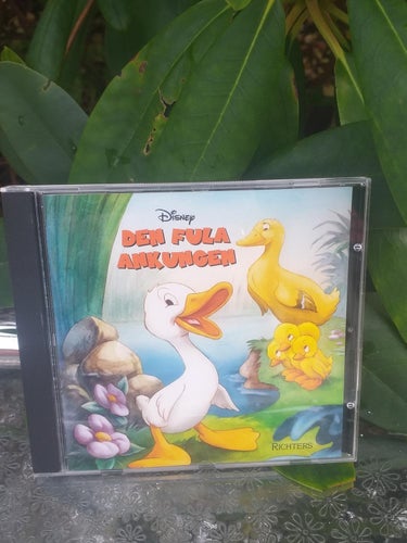 CD Disney Den fula ankungen Disney klubben ljudbok barnsaga H.C Andersen