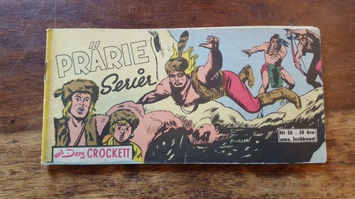 Prärieserier Med Davy Crockett / nr 38, 1961 / Gott skick
