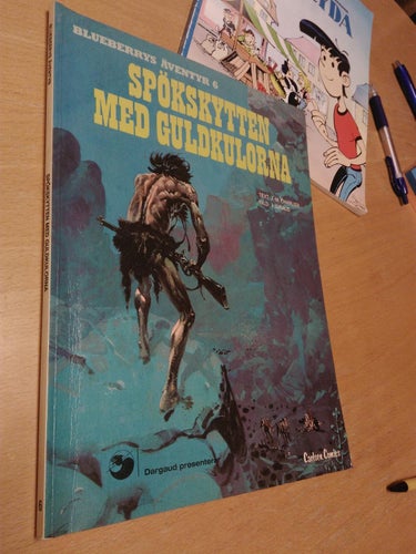 Blueberrys äventyr 6 Spökskytten med guldkulorna. 1:a upplagan