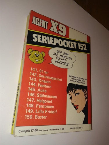 Seriepocket Blondie 151. Very Fine Plus