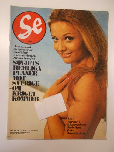 SE Nr.46 '71 Kristina Jönköping Tennis Bardot Imelda Roger Magnusson Opel Manta