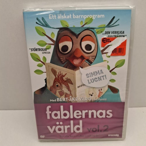 Fablernas värld vol 2 - Region 2, DVD-Film, Svenskt tal, Inplastad