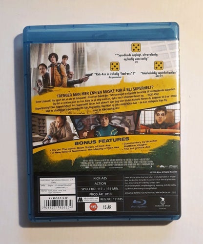 Kick-Ass (2010) - Nicolas Cage, Chloë Grace Moretz m.fl. - Svensk text