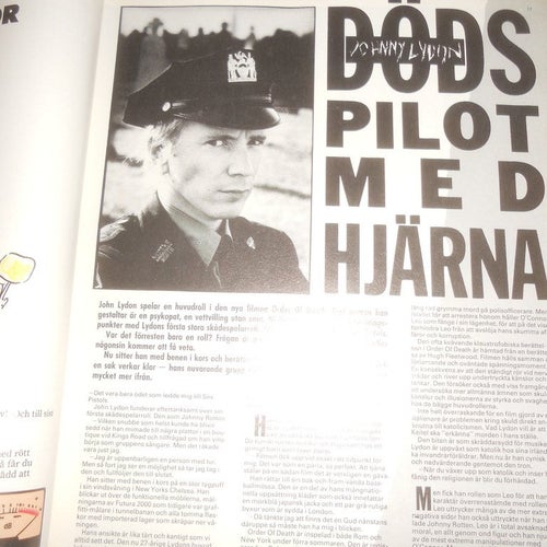 Schlager nr19 1983 Mikael Wiehe, Go-Betweens, John Lydon Sex Pistols,