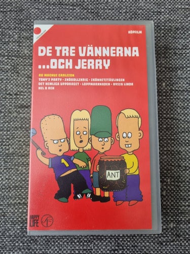 De Tre Vännerna Och Jerry (VHS)