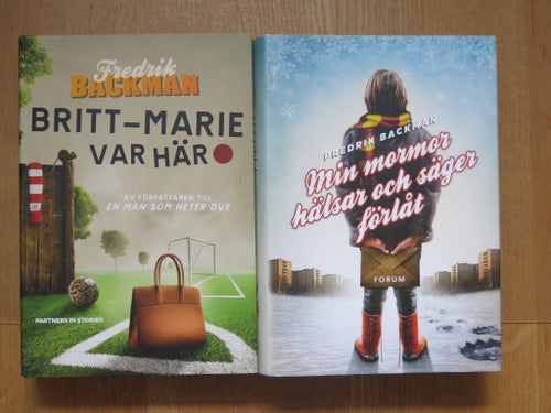 Fredrik Backman - 2 böcker .