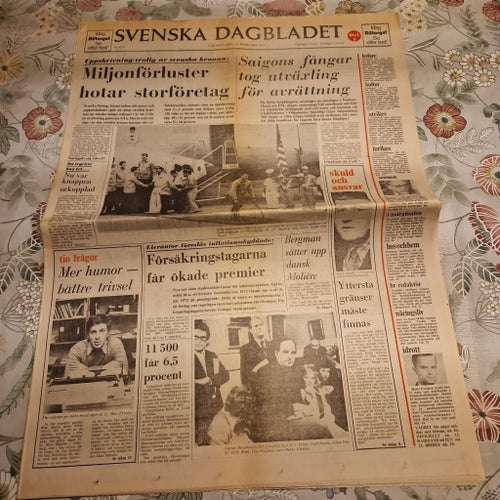 Svenska Dagbladet 13 februari 1973