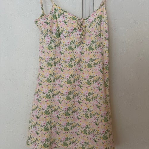 H&M flerfärgade klänning, storlek 40