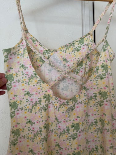 H&M flerfärgade klänning, storlek 40