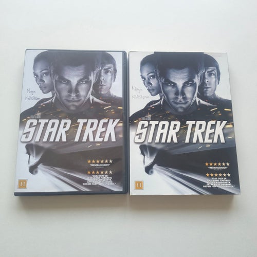 Star Trek 2009 DVD Med Slipcover Sci-Fi Film Chris Pine Zachary Quinto