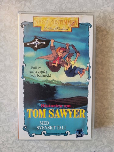 Historien om Tom Sawyer - VHS-Kassett, 1986 / Mycket Bra Skick