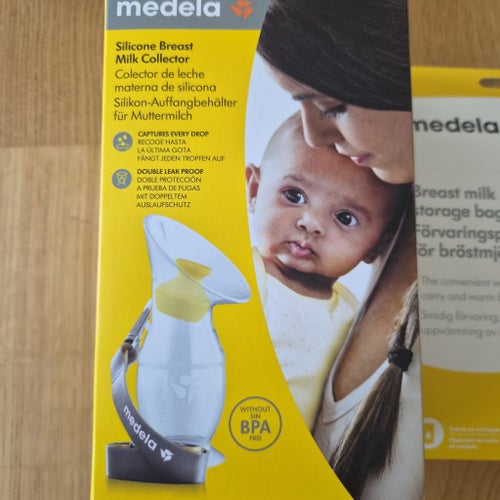 Mendela mjölkuppsamlare och mjölk förvaringspåsar