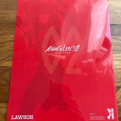 Asuka from Neon genesis evangelion x Lawson collab clear file rare