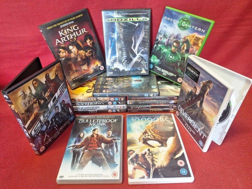 LAGERRENSNING - GODZILLA / BULLETPROOF MONK mfl PAKET [OLIKA SKICK] DVD