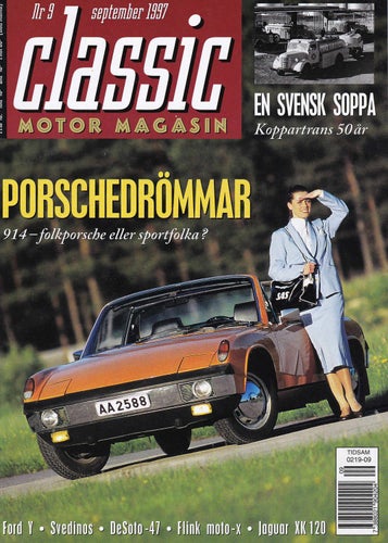 Classic 1997-9 Porsche 914.Koppartrans Bensin..Jaguar XK 120