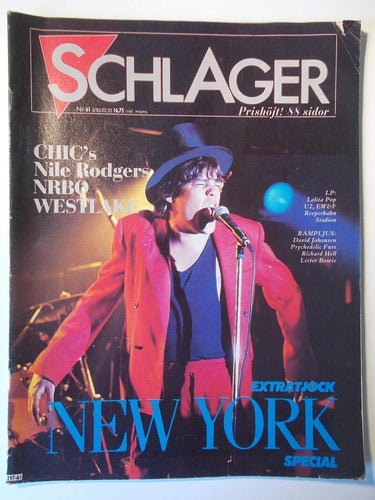 SCHLAGER Nr.61 1983 CHIC'S NILE RODGERS NRBQ NEW YORK RAP KEITH HARING RAW COMIC