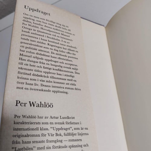 Uppdraget (OU) av Per Wahlöö (inb) 1963